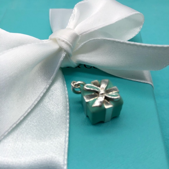Tiffany & Co. Jewelry - Tiffany & Co. sterling silver & enamel gift charm